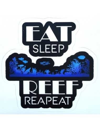 Design Sticker Aquarium - Eat Sleep Reef Repeat
